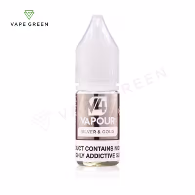 Silver & Gold 50/50 E-Liquid by V4 Vapour