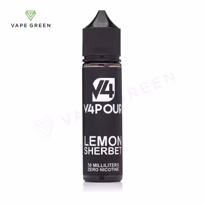 Lemon Sherbet Shortfill E-Liquid by V4 Vapour 50ml - 1