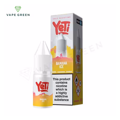 Banana Ice Nic Salt E-Liquid by Yeti Summit