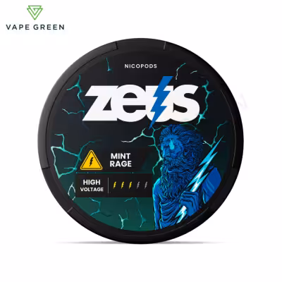 Mint Rage Nicotine Pouches by Zeus